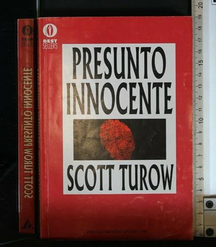 Presunto Innocente - Scott Turow - copertina