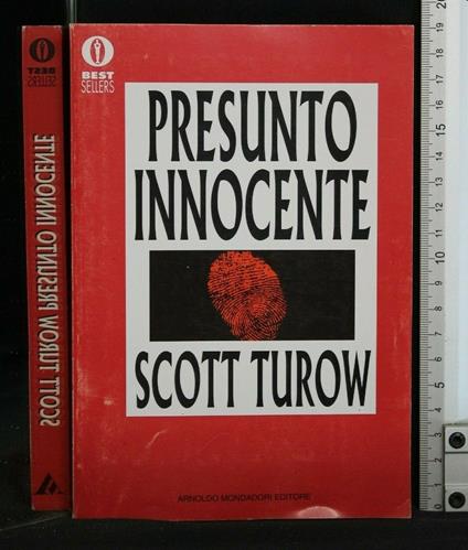 Presunto Innocente - Scott Turow - copertina