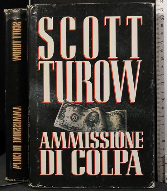 Ammissione di Colpa - Scott Turow - copertina