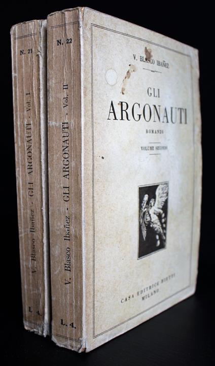 Gli argonauti. 2 Volumi - Vicente Blasco Ibáñez - copertina