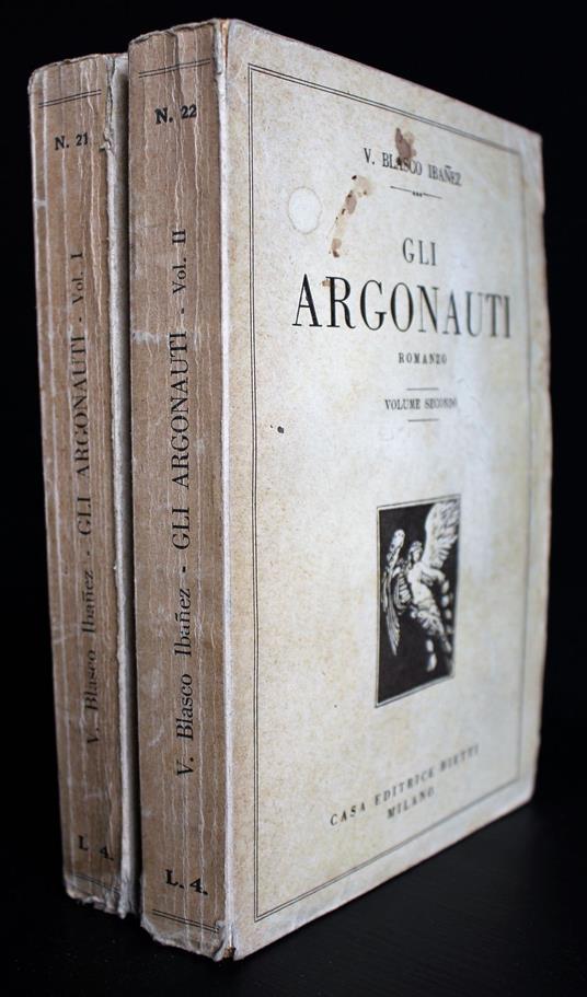 Gli argonauti. 2 Volumi - Vicente Blasco Ibáñez - copertina