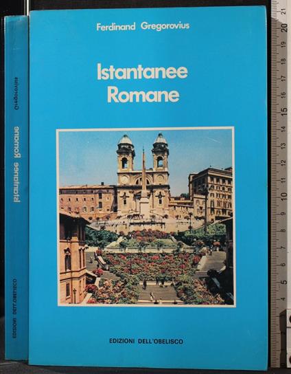 Istantanee romane - Ferdinand Gregorovius - copertina