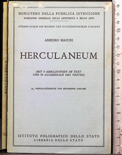 Herculaneum - Amedeo Maiuri - copertina