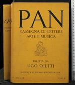 Pan. Rassegna di letture arte e musica. Anno II. Vol II