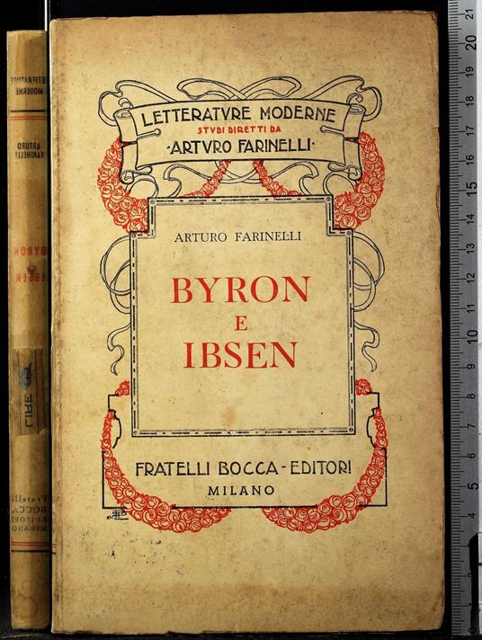 Byron e Ibsen - Arturo Farinelli - copertina