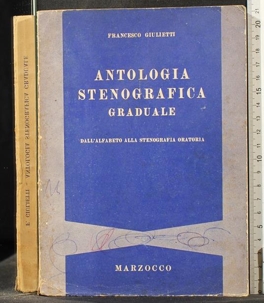 Antologia stenografica graduale - Francesco Giulietti - copertina