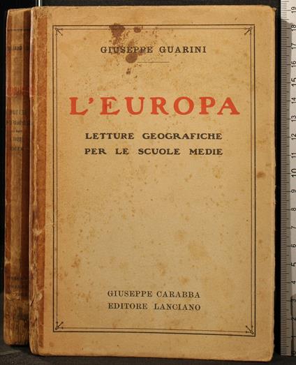 L' Europa - Giuseppe Guarini - copertina