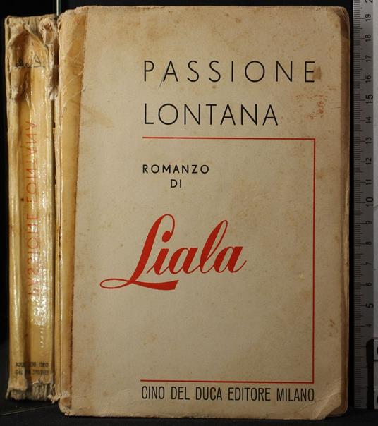 Passione lontana - Liala - copertina
