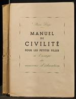 Manuel De Civilité Puor Les Petites