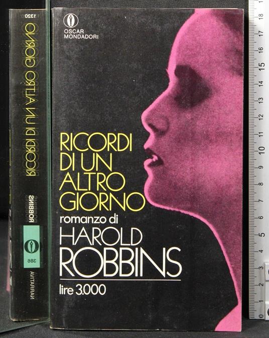 Ricordi di un altro giorno - Harold Robbins - copertina