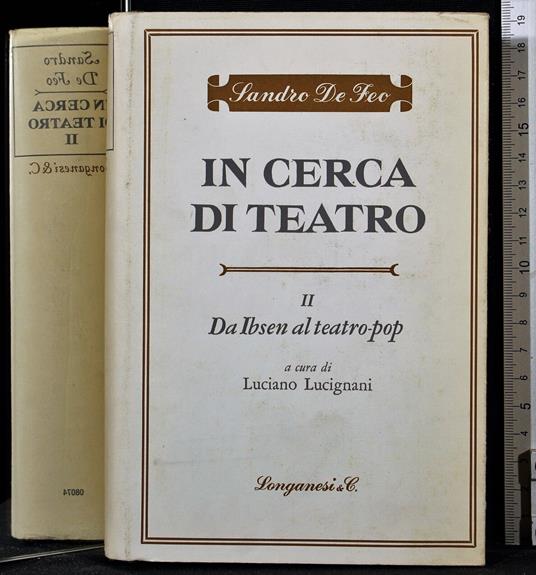 In cerca di teatro II. da Ibsen a teatro-pop - Sandro De Feo - copertina