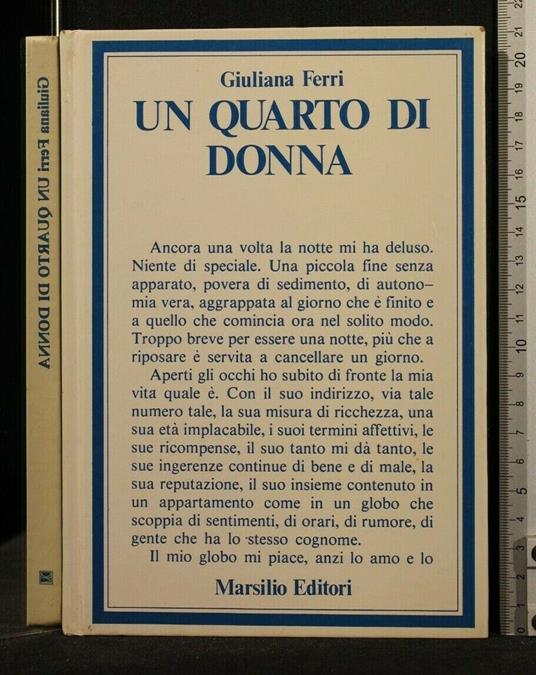 Un Quarto di Donna - Giuliana Ferri - copertina