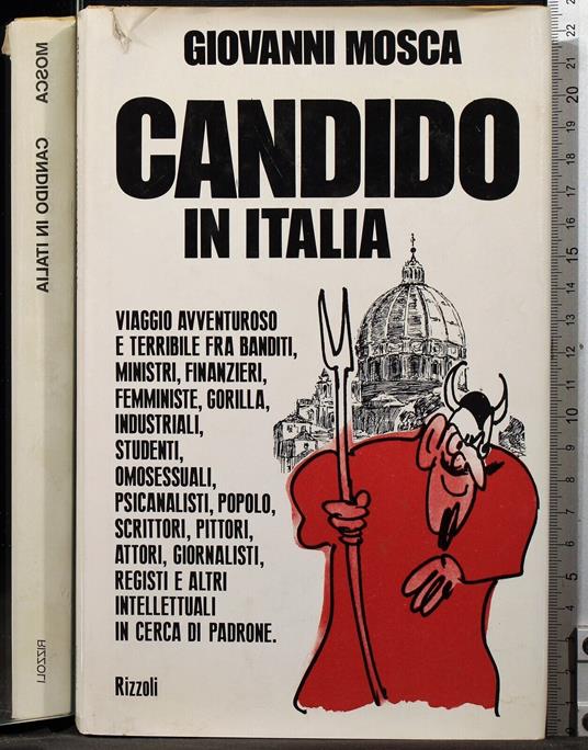 Candido in Italia - Giovanni Mosca - copertina