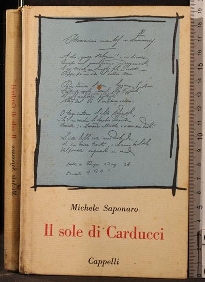 Il sole di Carducci - Michele Saponaro - copertina