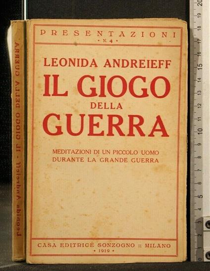 Il Gioco Della Guerra - Leonid Andreev - copertina