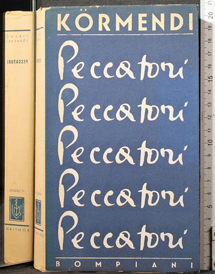 Peccatori - Ferenc Kormendi - copertina