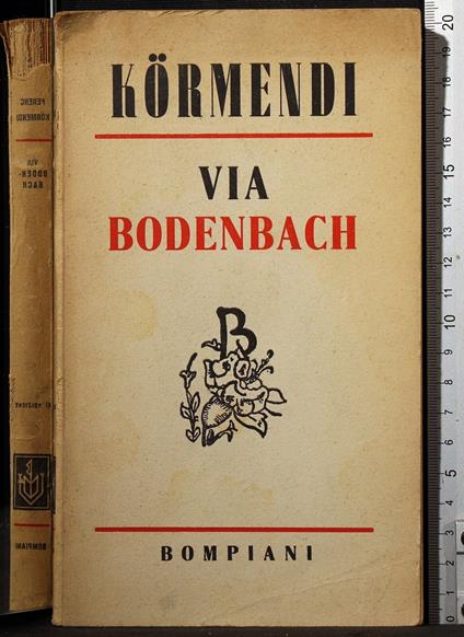 Via Bodenbach - Ferenc Kormendi - copertina