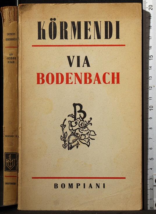 Via Bodenbach - Ferenc Kormendi - copertina