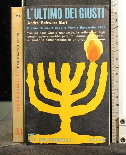 L' Ultimo Dei Giusti - André Schwarz Bart - copertina