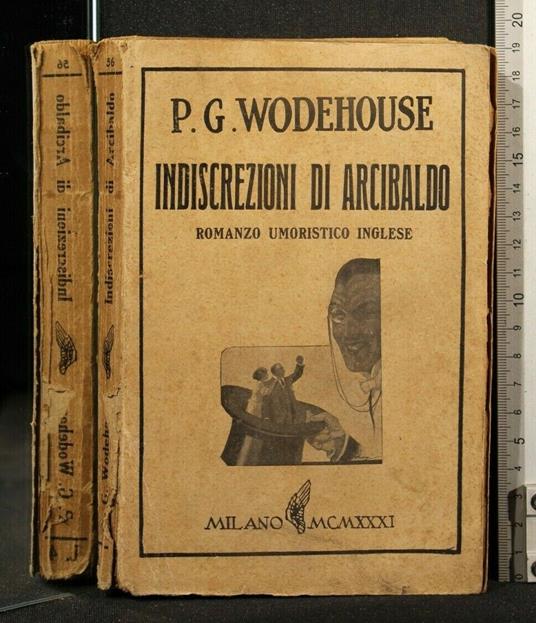 Indiscrezioni di Arcibaldo - Pelham G. Wodehouse - copertina