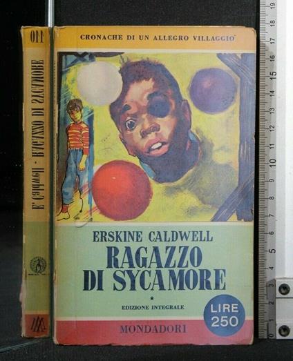 Ragazzo di Sycamore - Erskine Caldwell - copertina