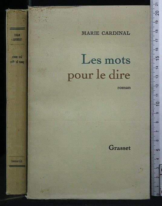 Les Mots Pour Le Dire - Marie Cardinal - copertina
