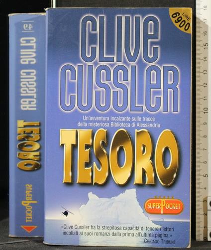 Tesoro - Clive Cussler - copertina