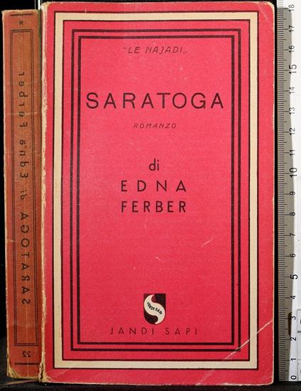 Saratoga - Edna Ferber - copertina