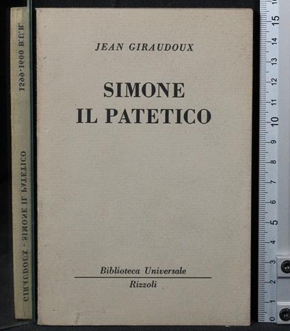 Simone il patetico - Jean Giraudoux - copertina