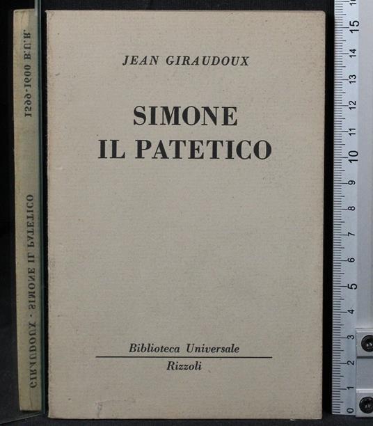 Simone il patetico - Jean Giraudoux - copertina