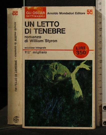 Un Letto di Tenebre - William Styron - copertina