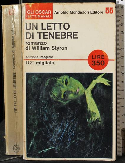 Un letto di tenebre - William Styron - copertina