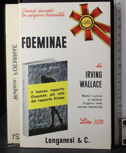 Foeminae - Irving Wallace - copertina