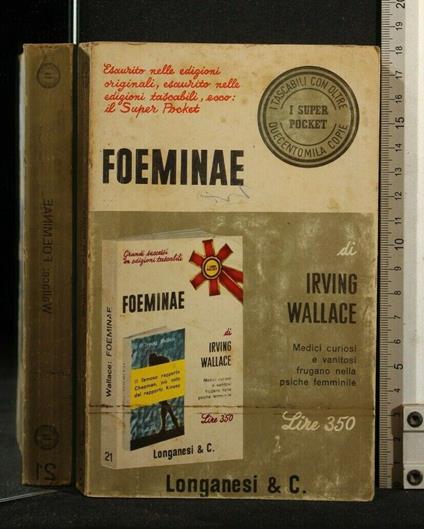 Foeminae - Irving Wallace - copertina