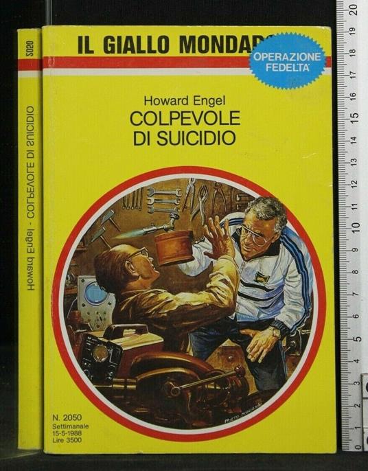 Giallo Mondadori Colpevole di Suicidio - Howard Engel - copertina