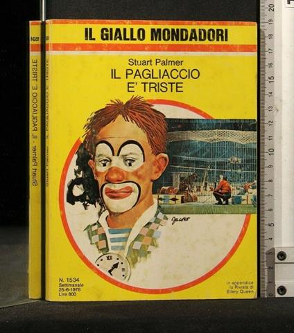 Il Pagliaccio è Triste - Stuart Palmer - copertina