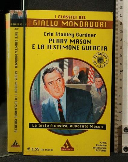 Perry Mason e La Testimone Guercia - Erle Stanley Gardner - copertina