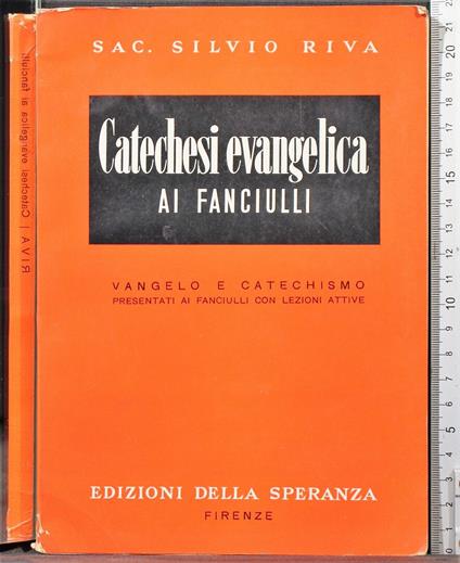 Catechesi Evangelica ai fanciulli - Silvio Riva - copertina