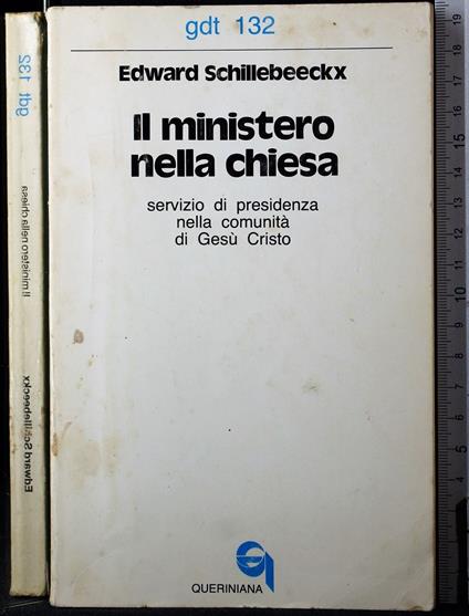 Il ministero nella Chiesa - Edward Schillebeeckx - copertina