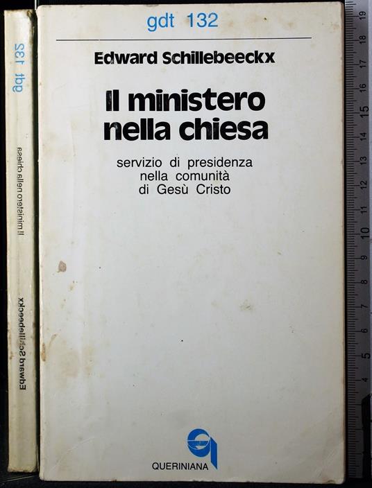 Il ministero nella Chiesa - Edward Schillebeeckx - copertina