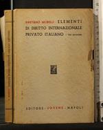 Elementi di Diritto Internazionale Privato Italiano