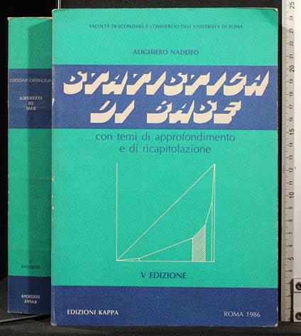 Statistica di Base - Alighiero Naddeo - copertina