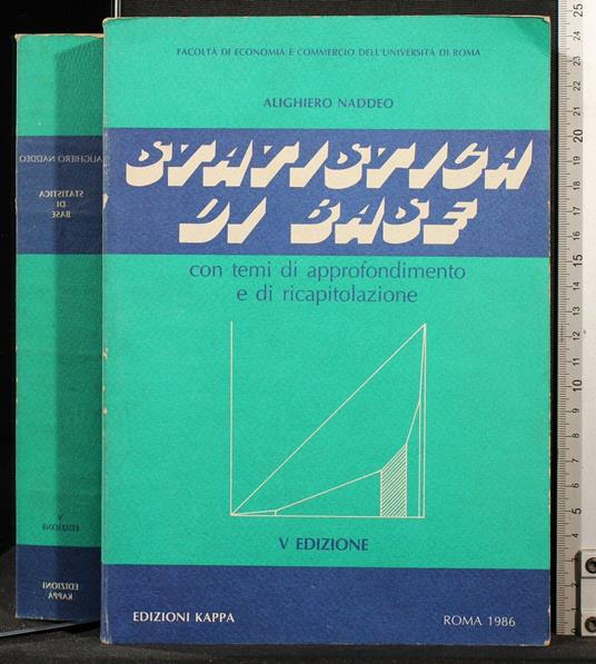 Statistica di Base - Alighiero Naddeo - copertina
