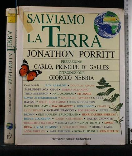 Salviamo La Terra - Jonathon Porritt - copertina