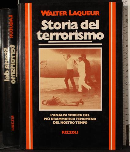 Storia del terrorismo - Walter Laqueur - copertina