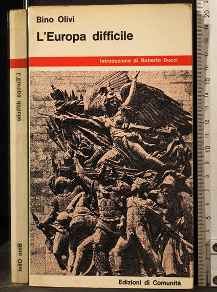 L' Europa Difficile - Bino Olivi - copertina