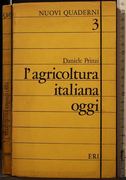 L' Agricoltura Italiana Oggi - Daniele Prinzi - copertina
