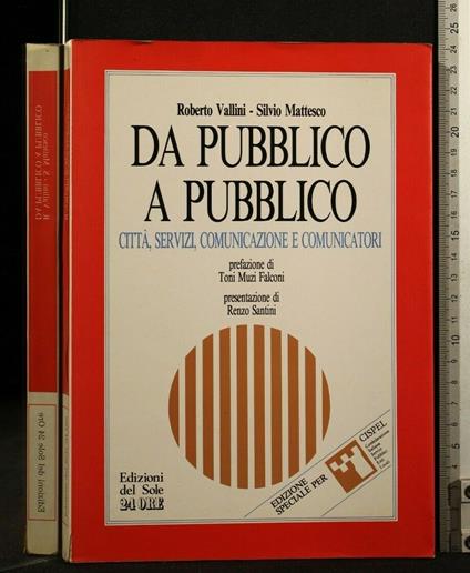 Da Pubblico a Pubblico - Roberto Vallini - copertina
