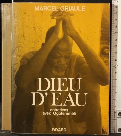 Dieu d'eau antretiens avec Ogotemmeli - Marcel Griaule - copertina