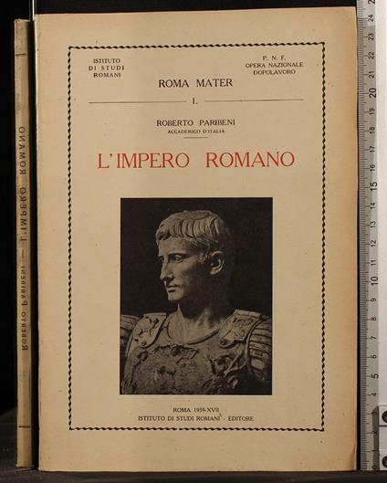 L' Impero Romano - Roberto Paribeni - copertina